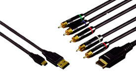 Component AV Cable & USB 2.0 Cable Pack