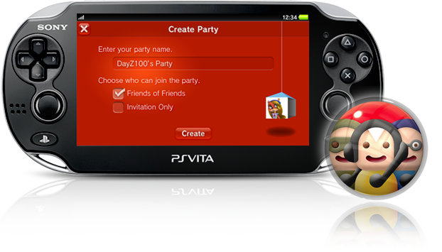 PS Vita System Friends Application